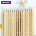 2015 wholesale disposable good quality nail art kits orange wood nail stick